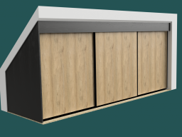 Meuble à portes coulissantes